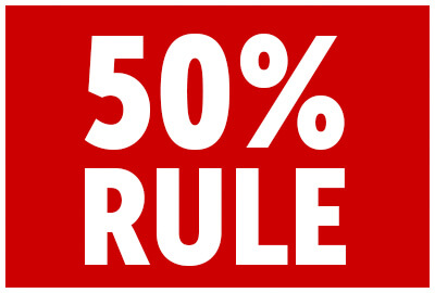 SCO SOR 50% rule